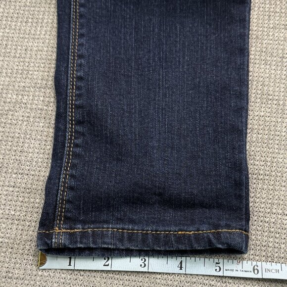 White House Black Market Slim Ankle Jeans Size 2R Blue Denim Feel Beautiful Dark - Picture 14 of 16